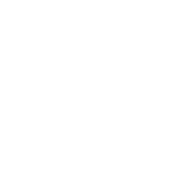 A logo for Burbank Pointe Apartments is displayed.
